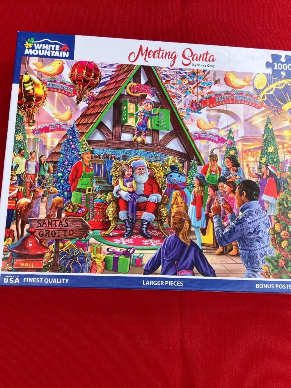 White Mountain Puzzle - Meeting Santa